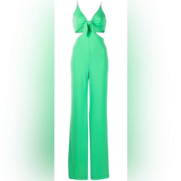 Alice + Olivia Cut Out Green Jumpsuit - Picture 7 of 14